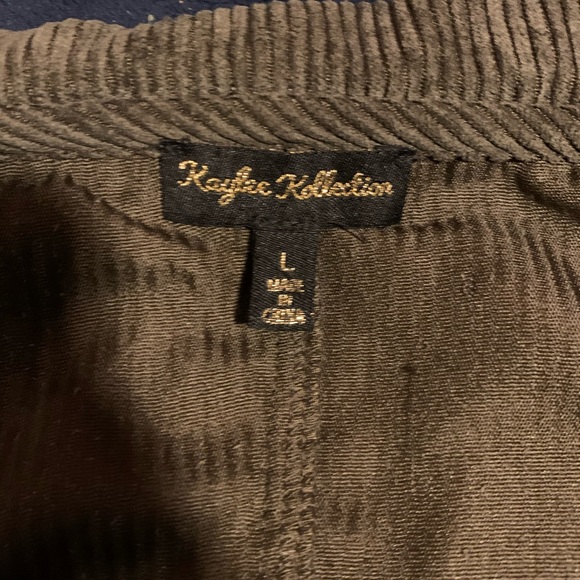 Corduroy off the shoulder dress - Picture 4 of 5